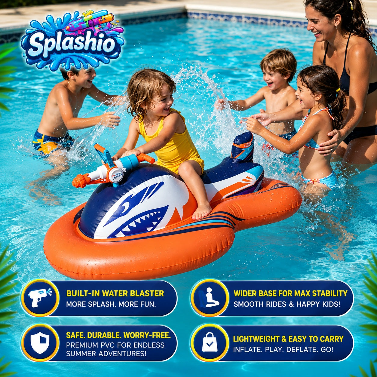 Splashio™ Shark Rider